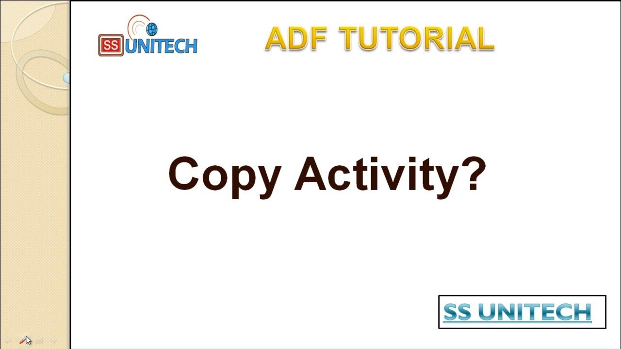 copy data activity in azure data factory | Azure Data Factory Tutorial ...