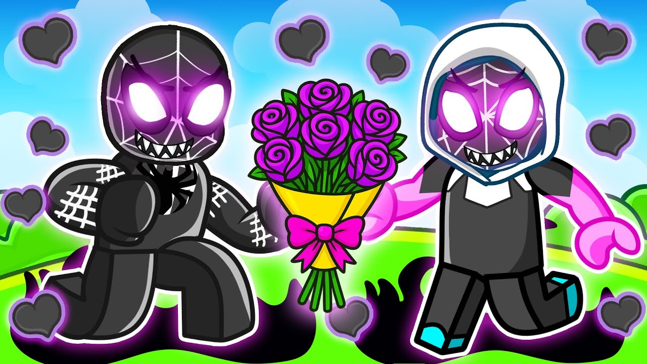 Dark Spiderman Has A Crush on Dark Gwen in Roblox Snapchat!