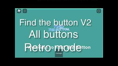 Find the button V2 all buttons (Retro mode)