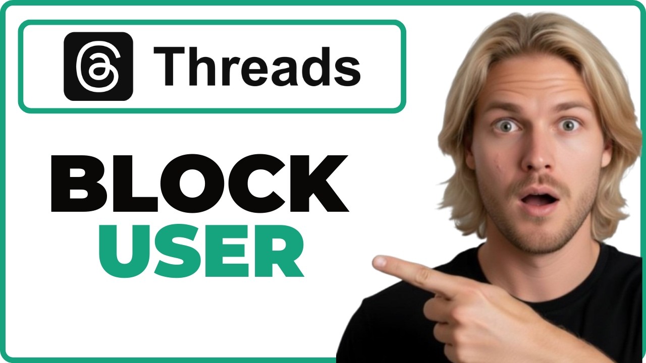 How To Block A User In Threads App (Full Guide) - YouTube