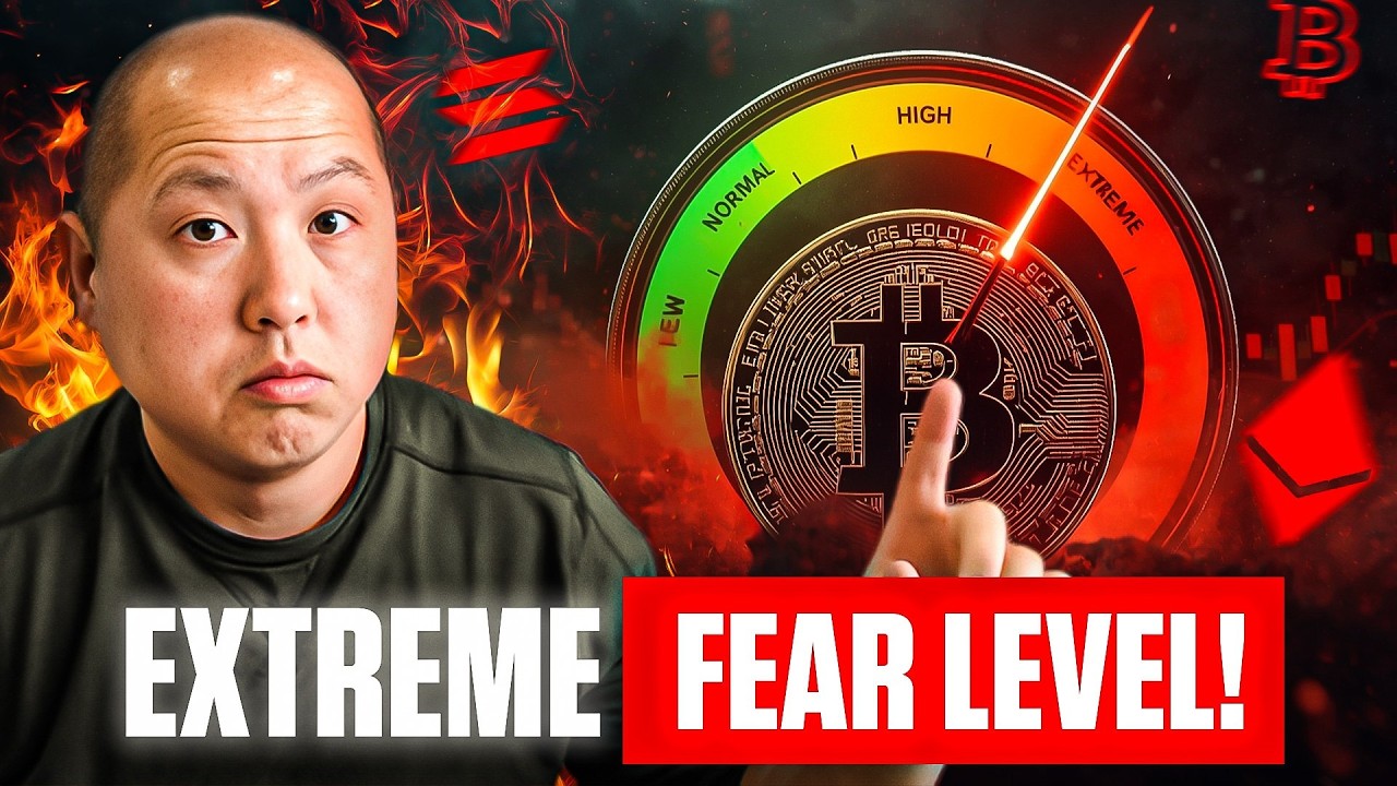 Bitcoin and Crypto At EXTREME Fear Levels Never Seen Before