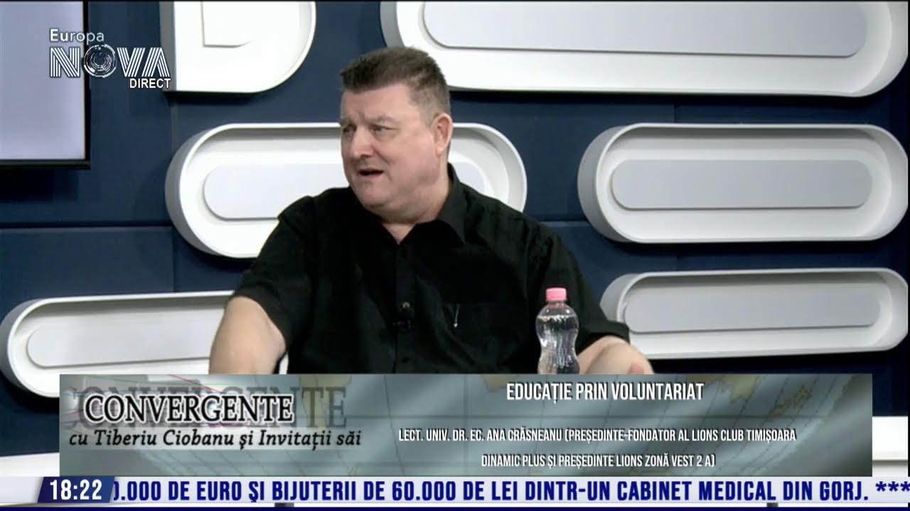 LIVE : EDUCAȚIE PRIN VOLUNTARIAT - Convergențe cu Tiberiu Ciobanu - Europa Nova - 12.02.2025
