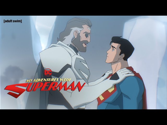 Jor-El: Clark's Kryptonian Father | My Adventures With Superman | adult swim class=