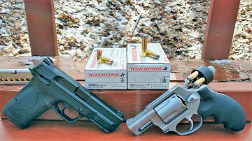 Winchester USA "White Box" .380 ACP VS .38 Special - Gel Test