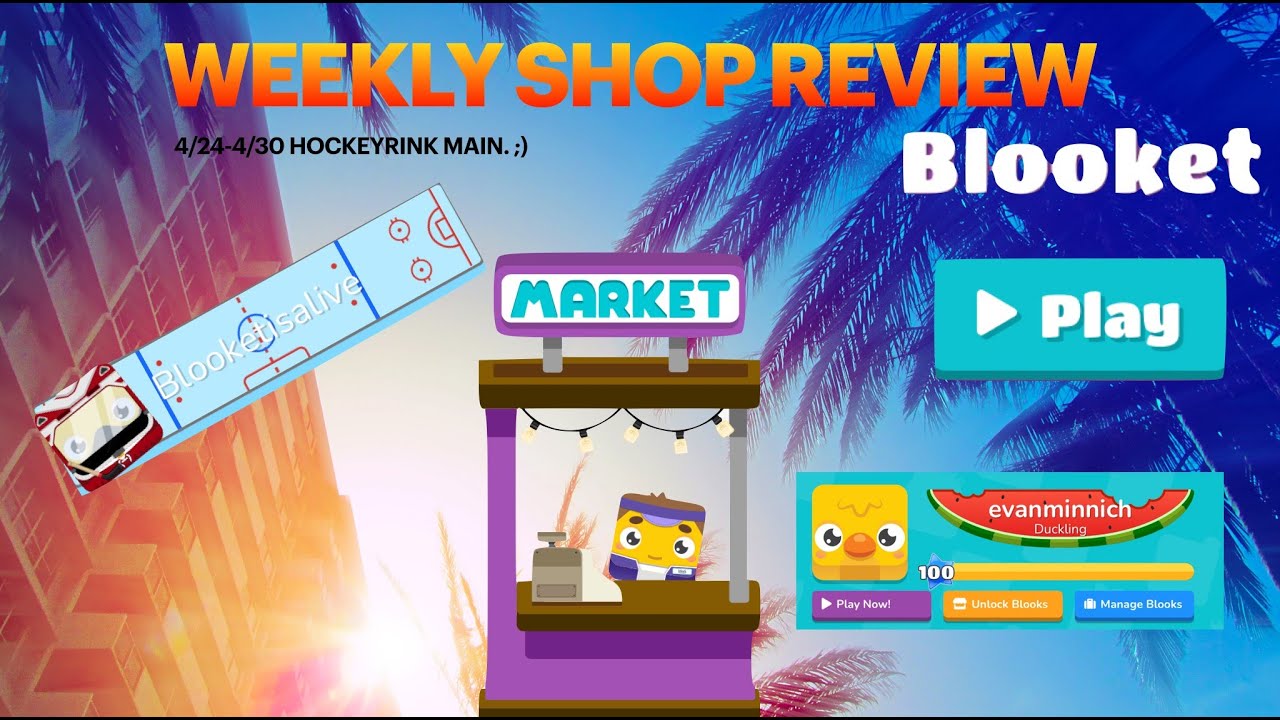 Blooket weekly shop review YouTube