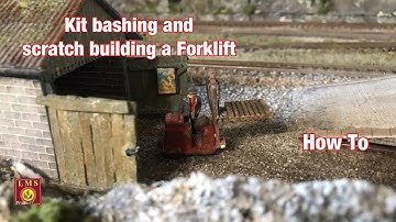 Building a Model Railway - Scratch Building - Forklift