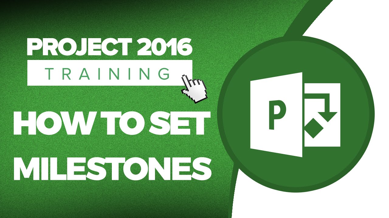 Microsoft Project 16 Tutorial How To Set Milestones In Project 16 Youtube