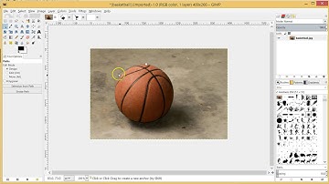 GIMP - Using the Paths Tool