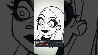 Drawing my romantic goth make up