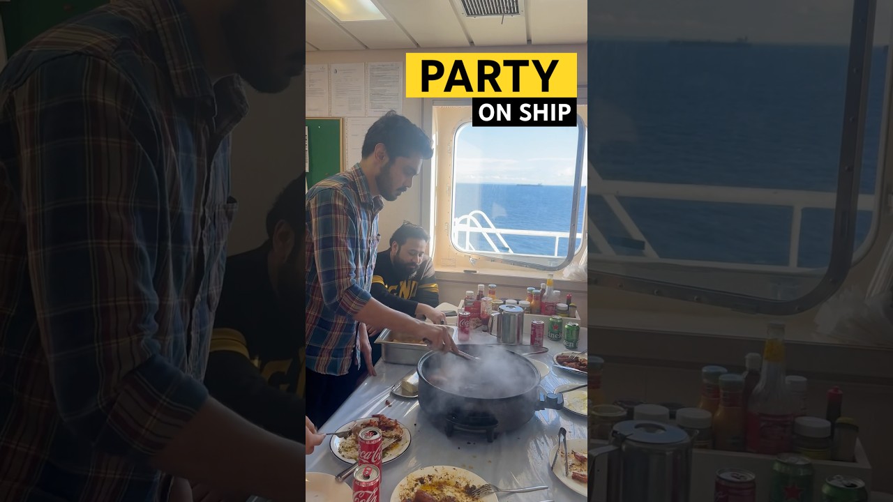 BBQ Party On Ship 