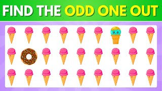 Find the ODD One Out Sweets & Drinks Emoji Quiz | Easy, Medium, Hard, Extreme