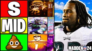 Ranking THE BEST CORNERS In Madden 24 Ultimate Team