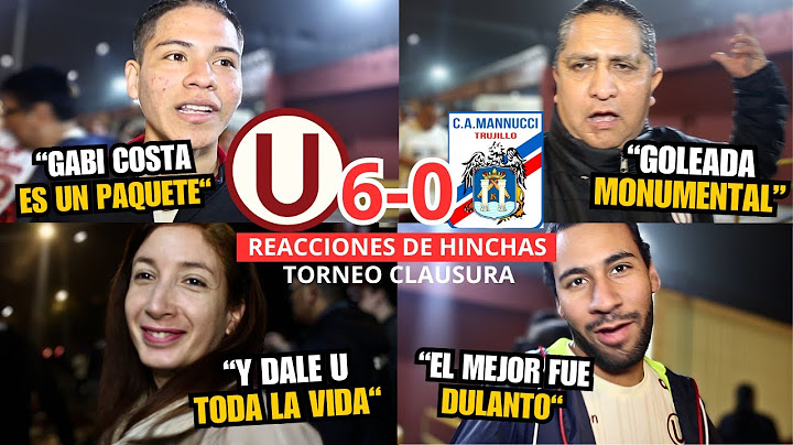 HINCHAS de UNIVERSITARIO reaccionan a la GOLEADA ante CARLOS MANNUCCI por 6 a 0 | LIGA 1 MAX