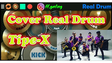Tipe-X  -  Genit (Cover Real Drum)
