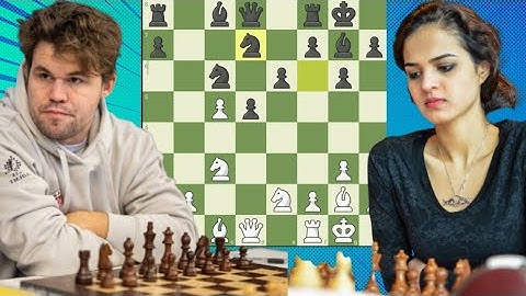 Thrilling Chess Battle: Tania Sachdev vs Magnus Carlsen