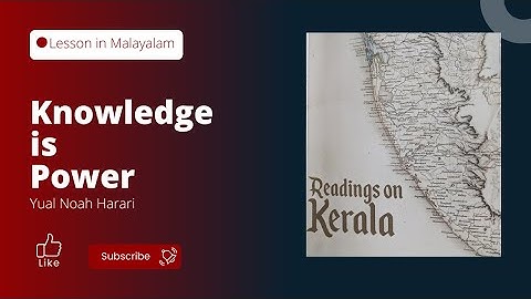 Knowledge is Power | Yual Noah Harari | Readings from the Fringes | A 03