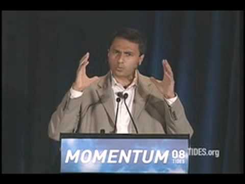 Eboo Patel: "Religious Pluralism in a Democracy" (1 of 2) Tides Momentum 2008