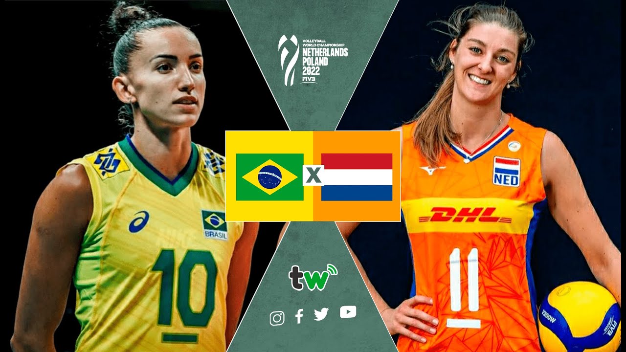 Brasil x Holanda  Copa Internacional de Voleibol Feminino