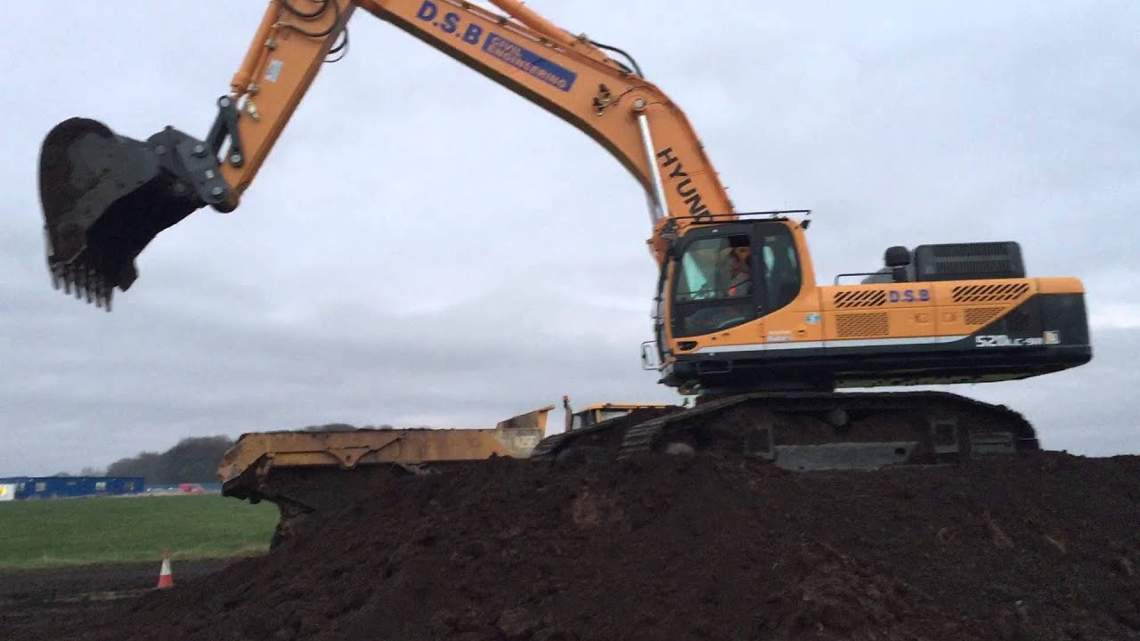 Экскаватор hyundai r520
