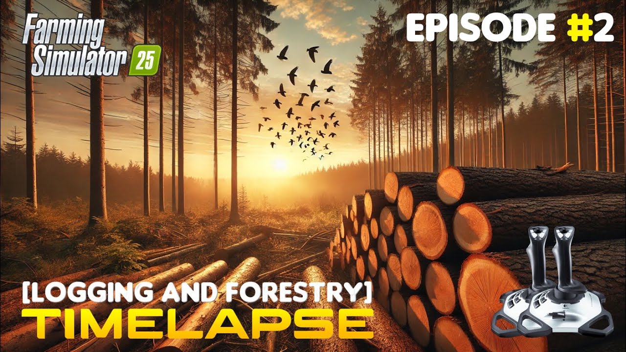 FS25: Logging & Forestry on Hinterkaifeck | Episode: 002 | Farming Simulator 2025 🌲