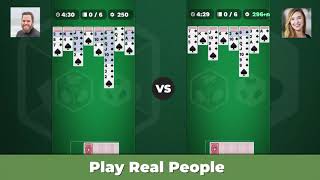 Spider Solitaire Cube by Tether Studios - iOS and Android screenshot 4