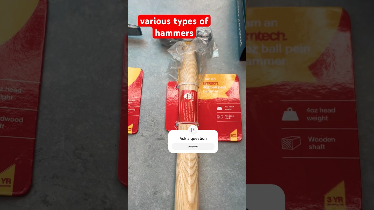 various types of hammers