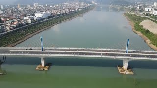 Cầu Hòa Bình 2, nối 2 bờ sông Đà