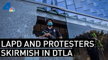 Some DTLA Protesters Shut Down Freeway, Clash With LAPD | NBCLA