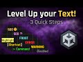 3 Easy Tips to Level Up your Unity UI Text In 2025