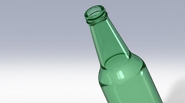 SolidWorks P Tutorial #71: Bottle1 modelling (standard bottle)