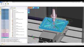 5. Edgecam Test Drive Milling Tutorial - Step 4 - Machining