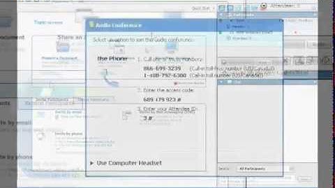 WebEx Tutorial 3 - Basic Features of WebEx