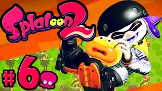 Splatoon 2 - Single Player Part 6 - Switch Gameplay Walkthrough - Story Mode World 4 Hero Blaster