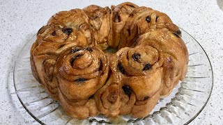 Super Soft Cinnamon Raisin Bread Rolls