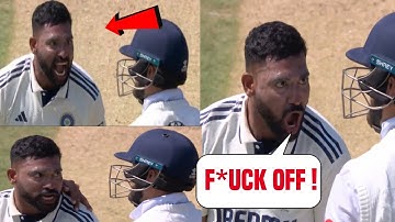 Mohammed Siraj Fired Up 🔥 Massive Aggression 👏 towards Ben Duckett.
