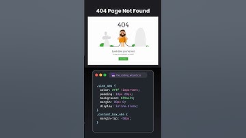 404 page not found 😱😱😱😱😱 😱 😱 😱 #coding #css #html
