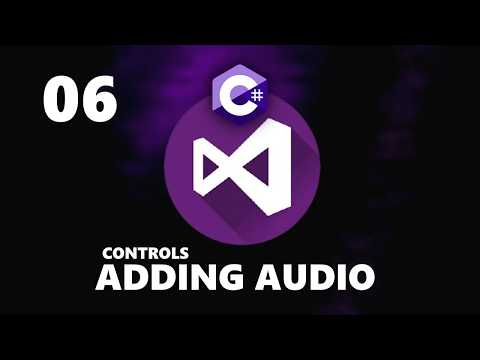 Hinzufügen von Audio zu Projekten (2026) | Einführung C# Visual Studio