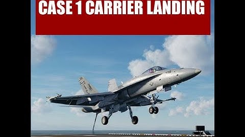 DCS: F/A-18C Hornet Case I Carrier Landing Training Lesson Recording