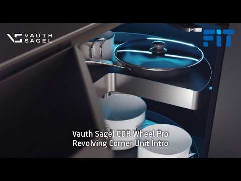 Vauth Sagel COR Wheel Pro Revolving Corner Unit in Planero Style Intro | Fit NZ