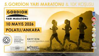 5. ULUSLARARASI GORDİON YARI MARATONU BAŞLIYOR! 🏃🏻‍♂️🥇🏆