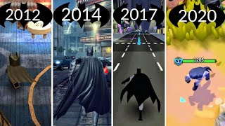 Batman Games Evolution Android(2012-2020) || Batman games for android || batman games!!
