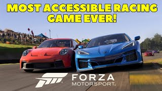 THE MOST ACCESSIBLE RACING GAME EVER - Forza Motorsport - Accessibility Review (Xbox Series X)