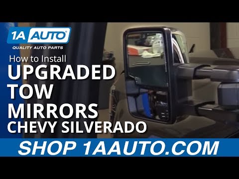 How to Install Upgraded Tow Mirrors 2015 Chevy Silverado LT