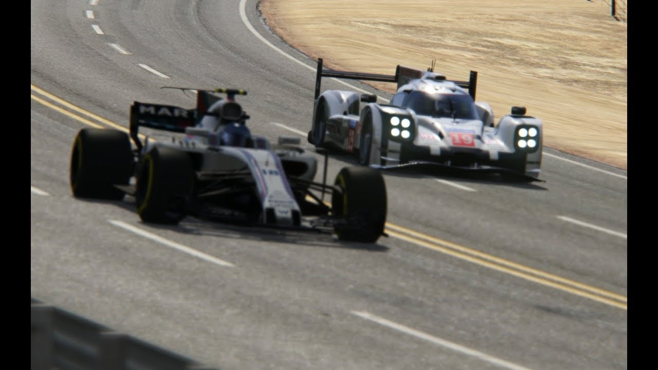 Battle F1 2017 Williams vs Porsche 919 Hybrid at Black Cat Country