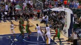 2012-03-18 紐約尼克 vs 印第安那溜馬 林書豪差點失誤 Jeremy Linsanity NBA