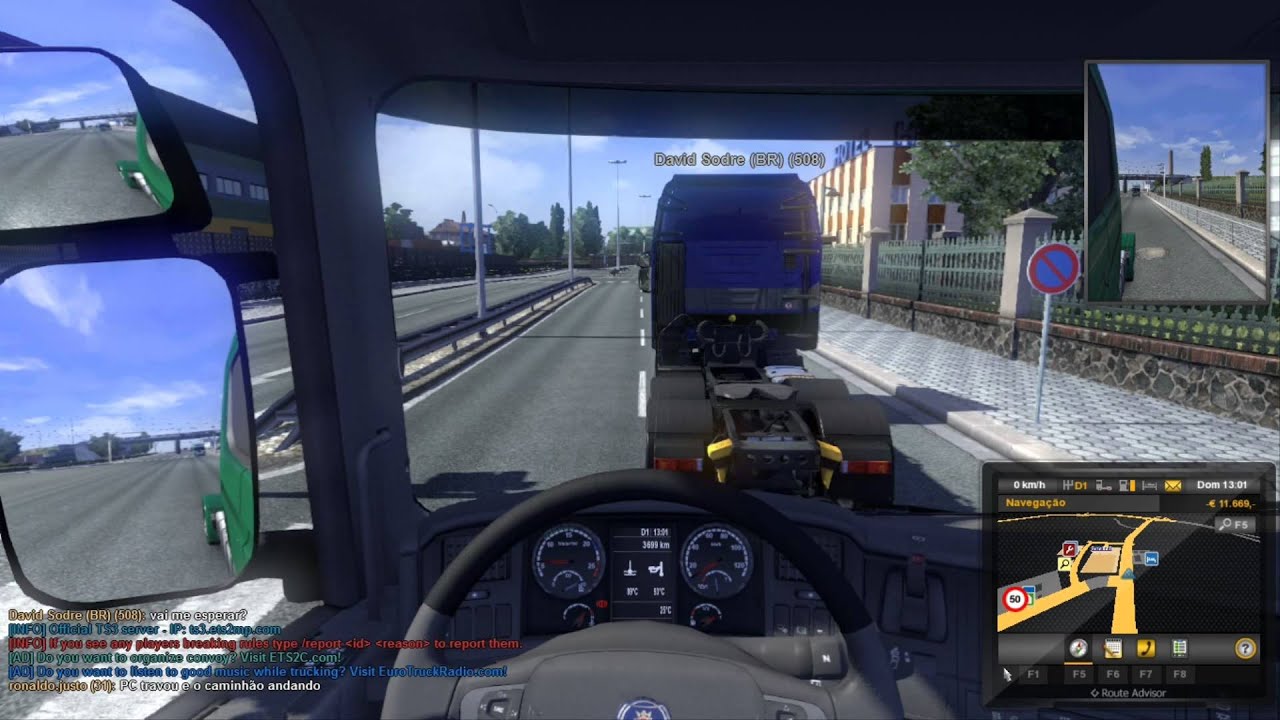 Euro Truck Simulator 2 Mini comboio Online