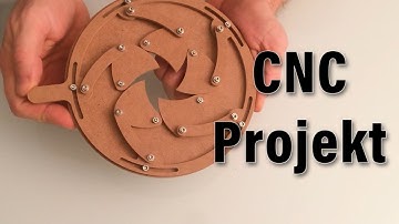 CNC Projekt Iris - Simulation mit NC-Hops 7 mit DXF Download