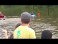 Cypress Trails Horse Being Rescued Through High Water