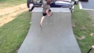 Wall backflip 180