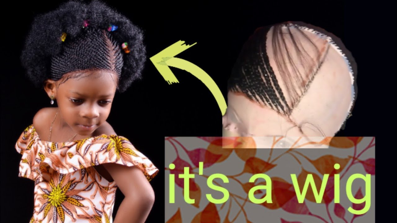 Crochet wig DIY kids wig tutorial with kinky YouTube